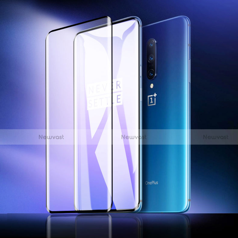 Ultra Clear Anti Blue Light Full Screen Protector Tempered Glass for OnePlus 7T Pro 5G Black