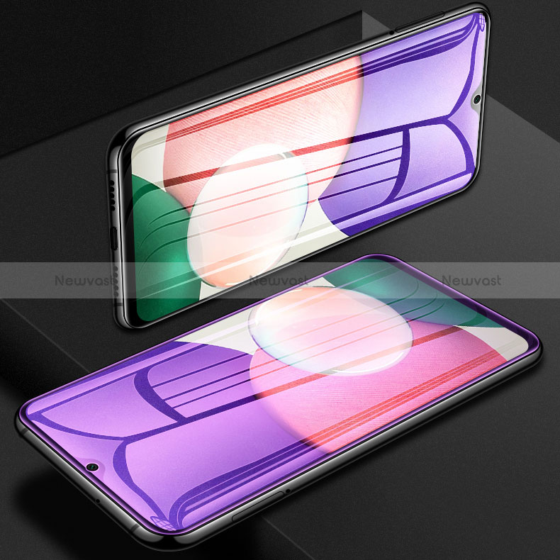 Ultra Clear Anti Blue Light Full Screen Protector Tempered Glass for Oppo A16K Black