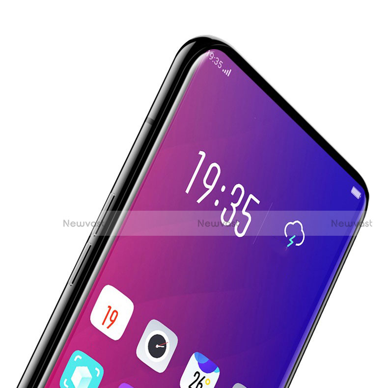 Ultra Clear Anti Blue Light Full Screen Protector Tempered Glass for Oppo Find X Black