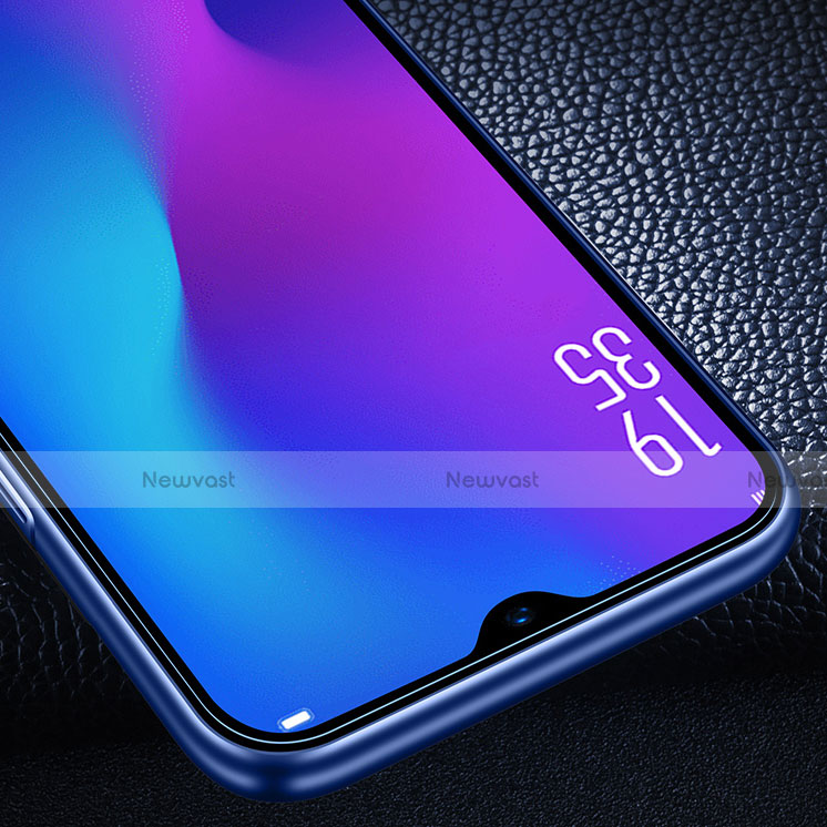 Ultra Clear Anti Blue Light Full Screen Protector Tempered Glass for Oppo RX17 Pro Black