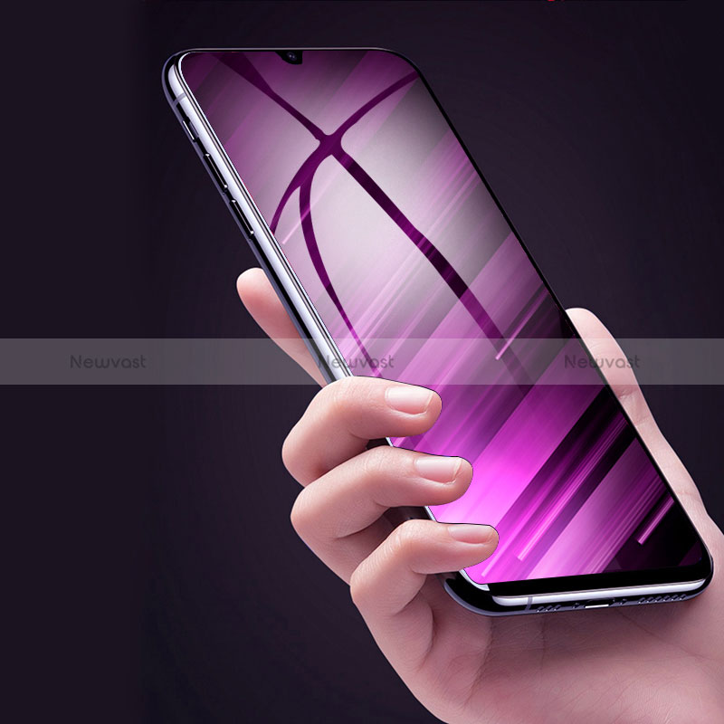 Ultra Clear Anti Blue Light Full Screen Protector Tempered Glass for Samsung Galaxy A70S Black