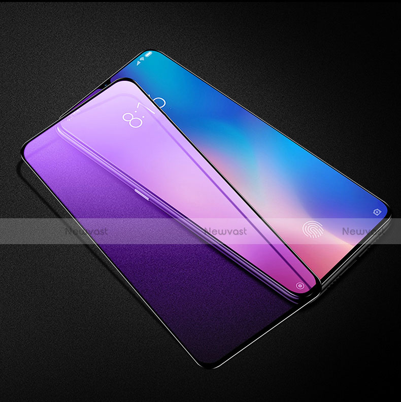 Ultra Clear Anti Blue Light Full Screen Protector Tempered Glass for Xiaomi Mi 9 Black