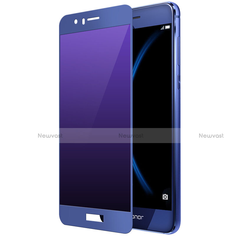 Ultra Clear Full Screen Protector Tempered Glass F01 for Huawei Honor 8 Blue