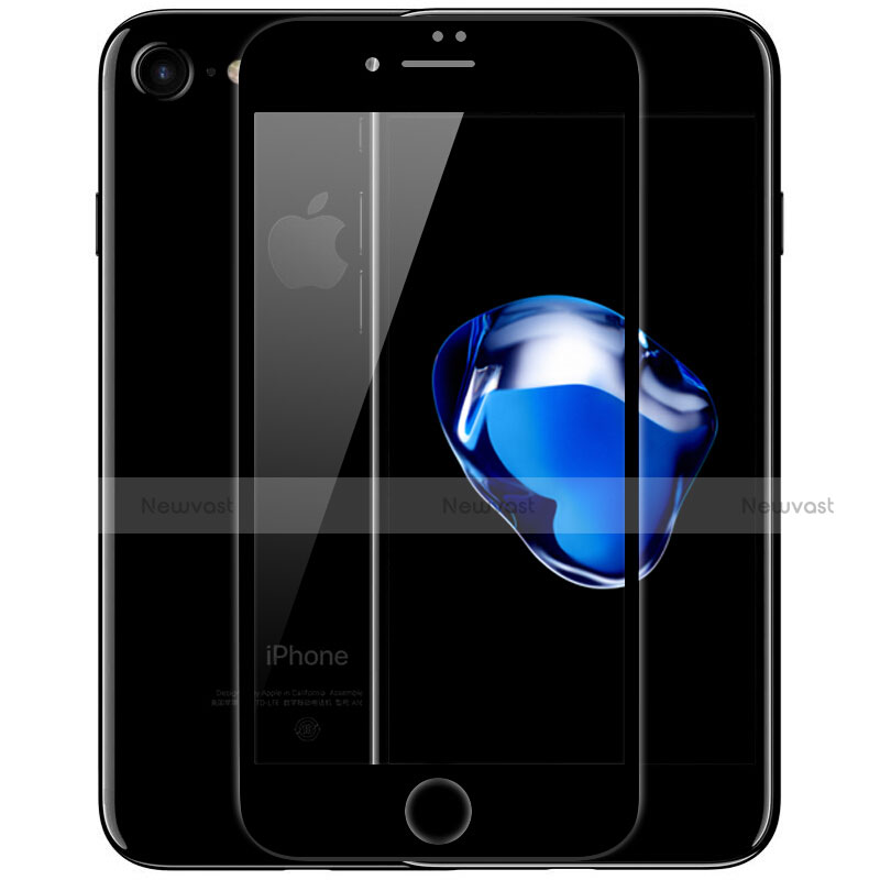 Ultra Clear Full Screen Protector Tempered Glass F02 for Apple iPhone 7 Black