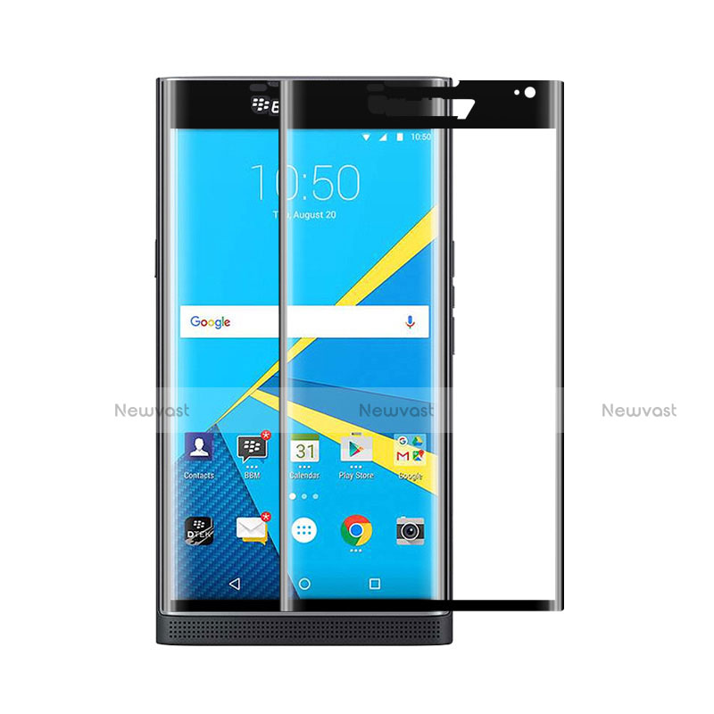 Ultra Clear Full Screen Protector Tempered Glass F02 for Blackberry Priv Black