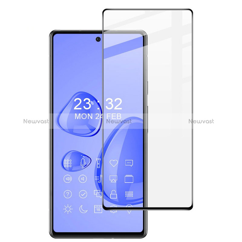 Ultra Clear Full Screen Protector Tempered Glass F02 for Google Pixel 7a 5G Black