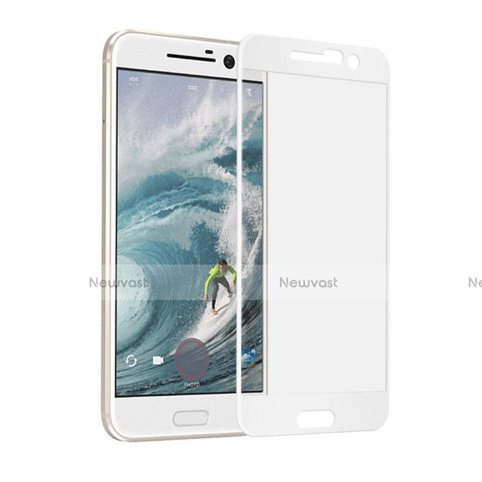 Ultra Clear Full Screen Protector Tempered Glass F02 for HTC 10 One M10 White