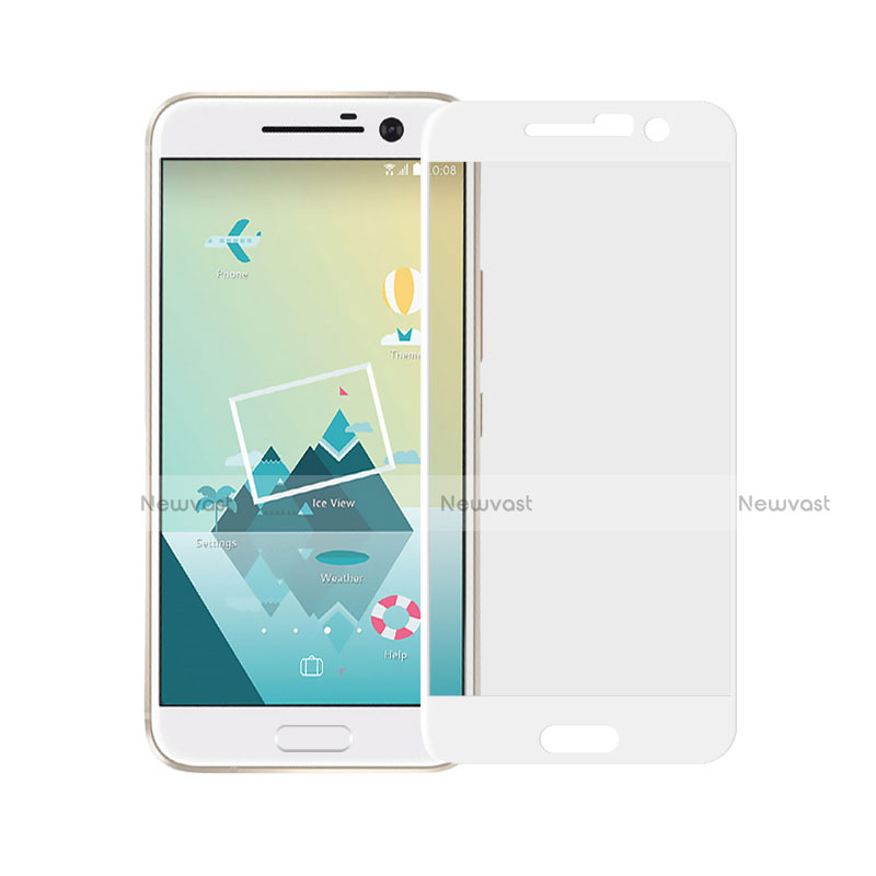 Ultra Clear Full Screen Protector Tempered Glass F02 for HTC 10 One M10 White