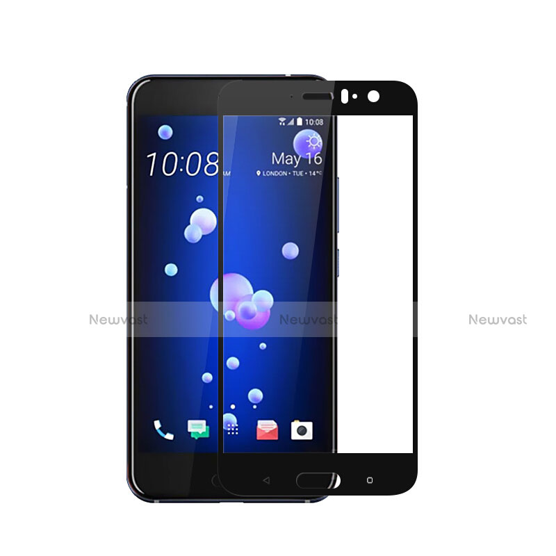 Ultra Clear Full Screen Protector Tempered Glass F02 for HTC U11 Black