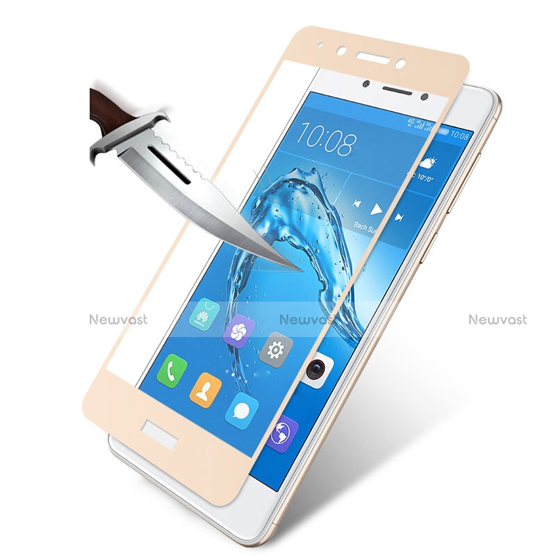 Ultra Clear Full Screen Protector Tempered Glass F02 for Huawei Enjoy 6S Gold