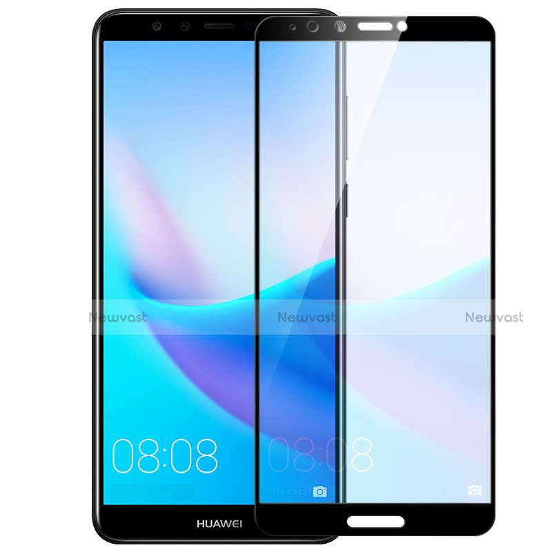 Ultra Clear Full Screen Protector Tempered Glass F02 for Huawei Enjoy 8 Plus Black