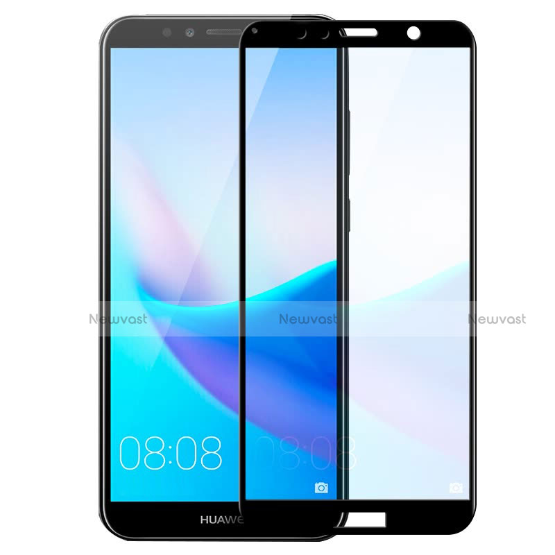 Ultra Clear Full Screen Protector Tempered Glass F02 for Huawei Enjoy 8e Black