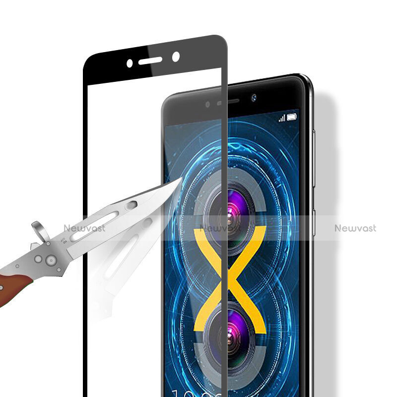 Ultra Clear Full Screen Protector Tempered Glass F02 for Huawei Honor 6X Black