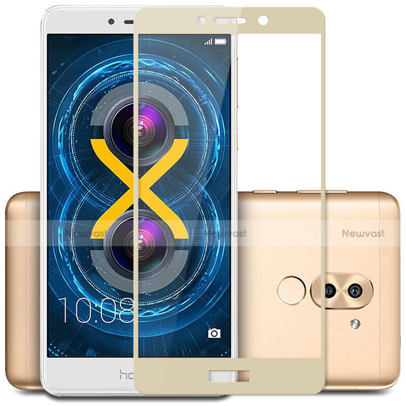 Ultra Clear Full Screen Protector Tempered Glass F02 for Huawei Honor 6X Gold