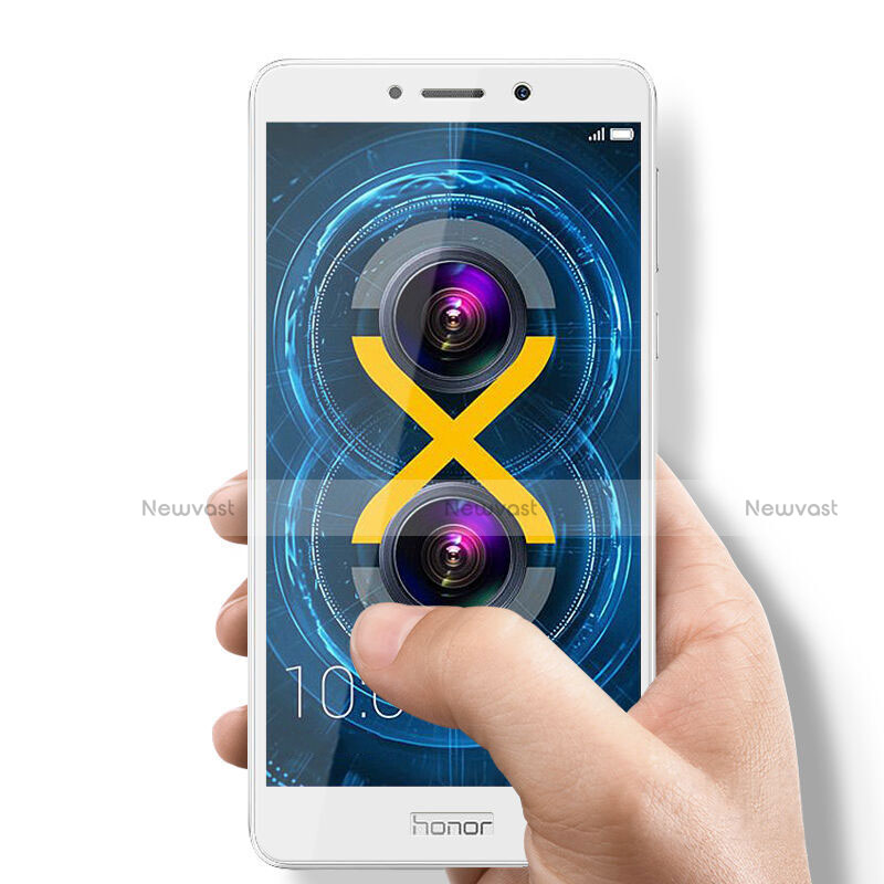 Ultra Clear Full Screen Protector Tempered Glass F02 for Huawei Honor 6X Pro White