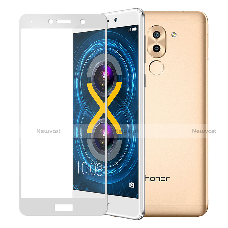 Ultra Clear Full Screen Protector Tempered Glass F02 for Huawei Honor 6X Pro White