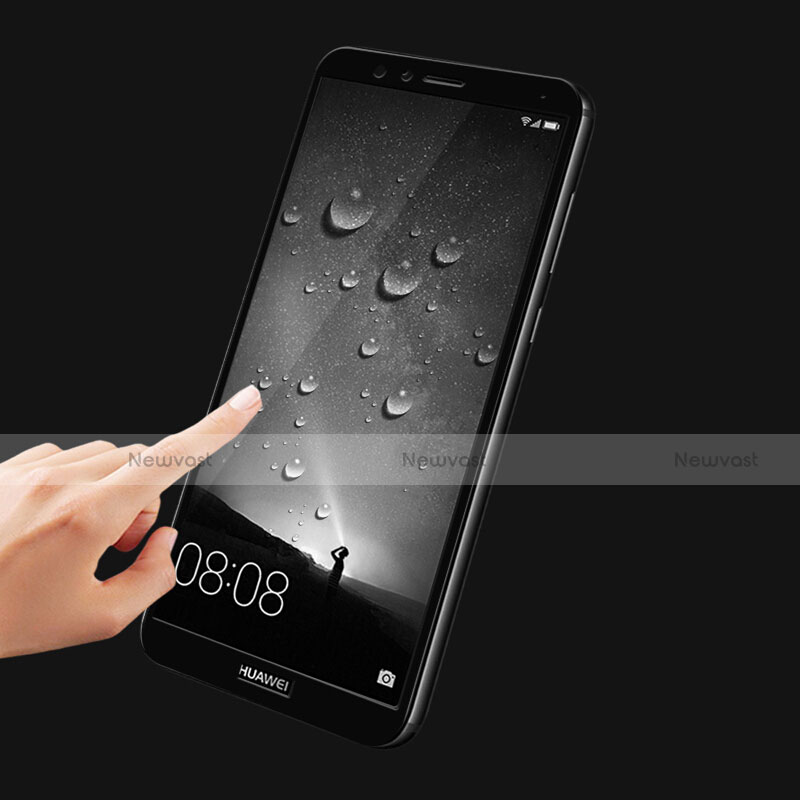 Ultra Clear Full Screen Protector Tempered Glass F02 for Huawei Honor 7X Black