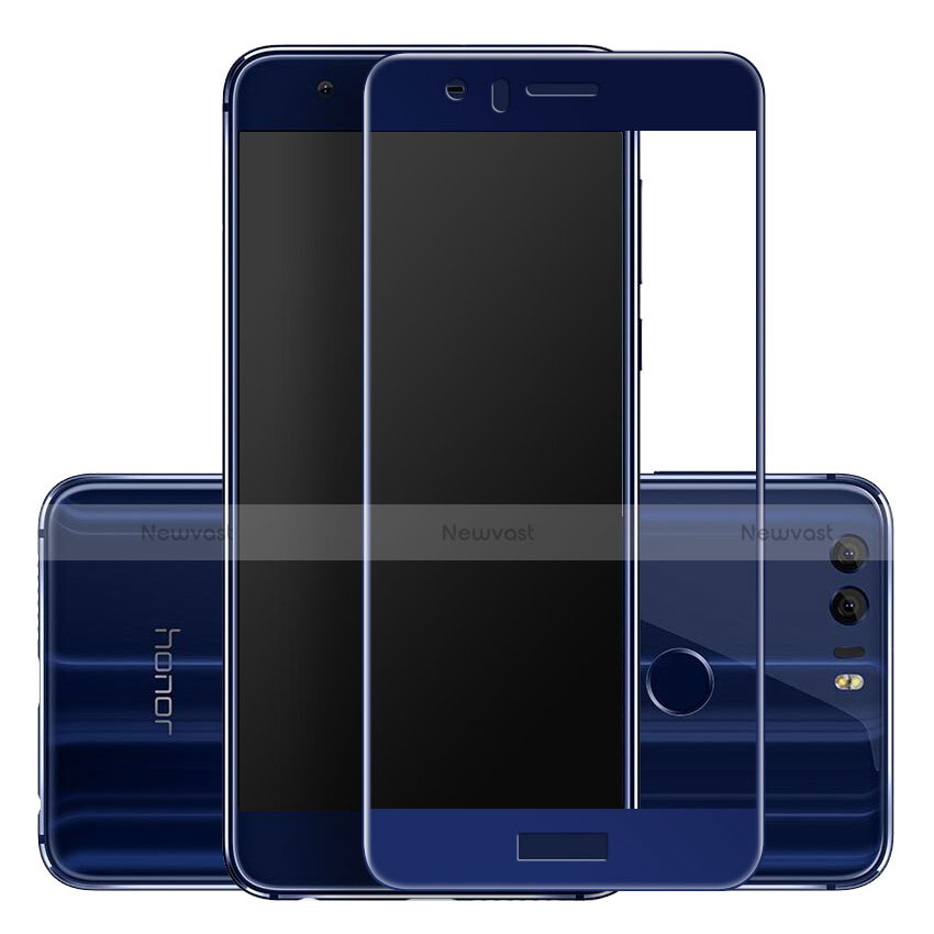 Ultra Clear Full Screen Protector Tempered Glass F02 for Huawei Honor 8 Blue