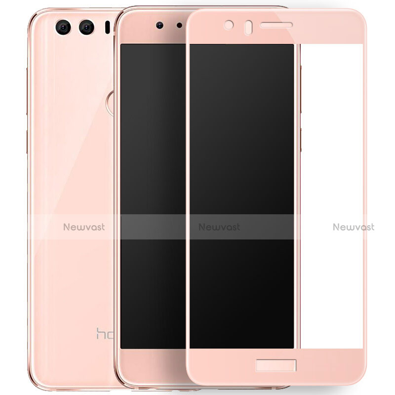 Ultra Clear Full Screen Protector Tempered Glass F02 for Huawei Honor 8 Pink