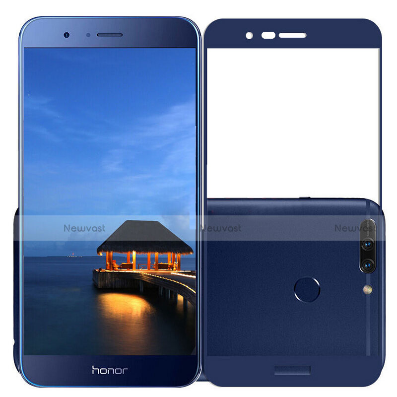 Ultra Clear Full Screen Protector Tempered Glass F02 for Huawei Honor 8 Pro Blue