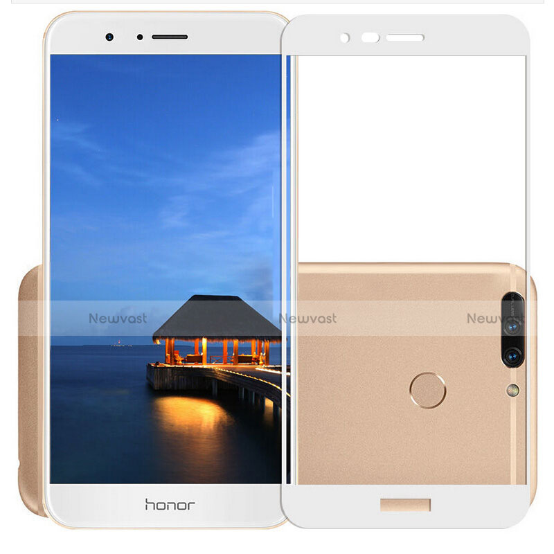 Ultra Clear Full Screen Protector Tempered Glass F02 for Huawei Honor 8 Pro White