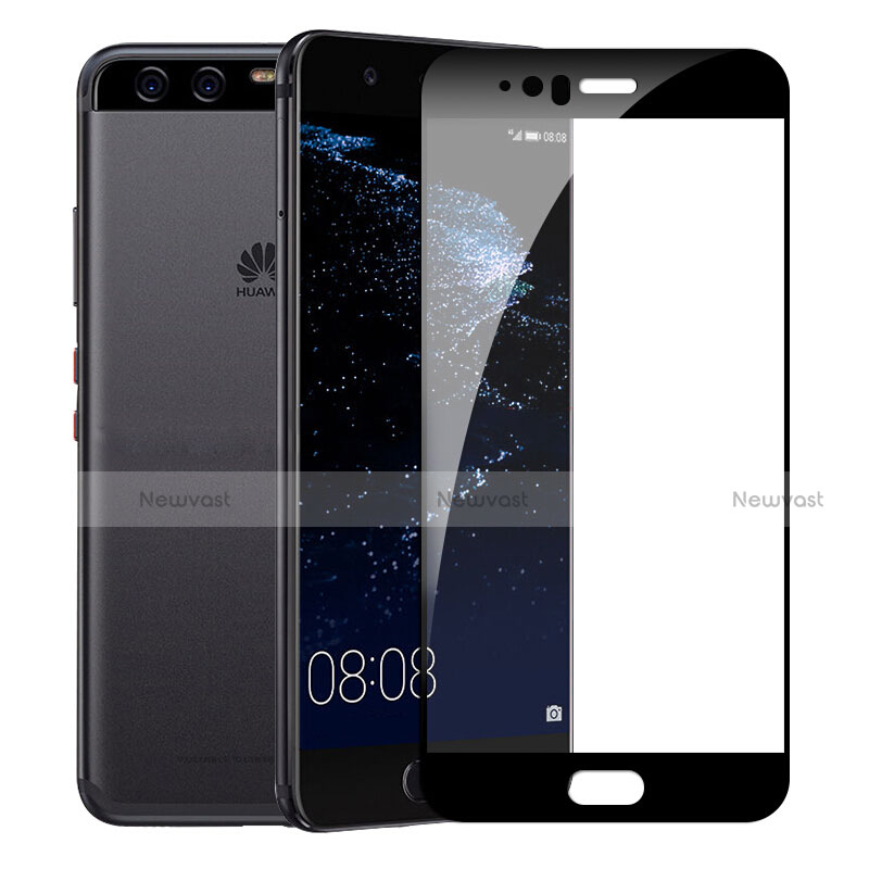 Ultra Clear Full Screen Protector Tempered Glass F02 for Huawei P10 Black