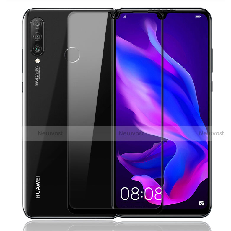 Ultra Clear Full Screen Protector Tempered Glass F02 for Huawei P30 Lite Black