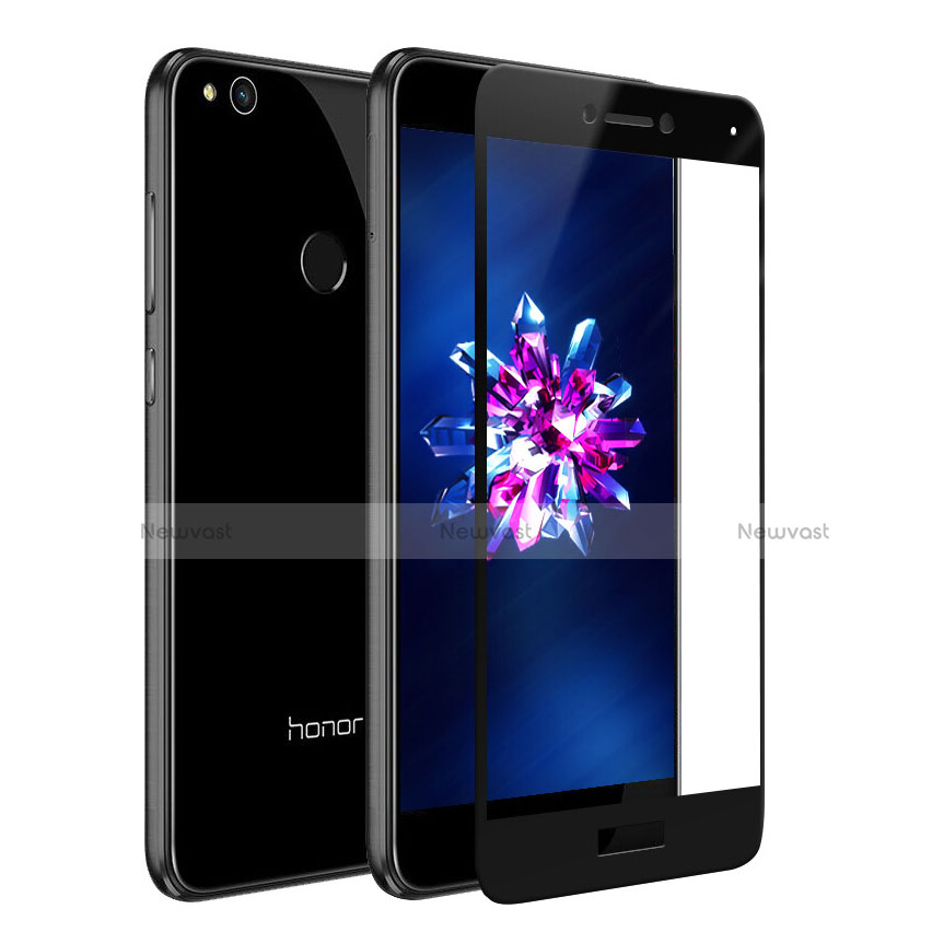 Ultra Clear Full Screen Protector Tempered Glass F02 for Huawei P8 Lite (2017) Black