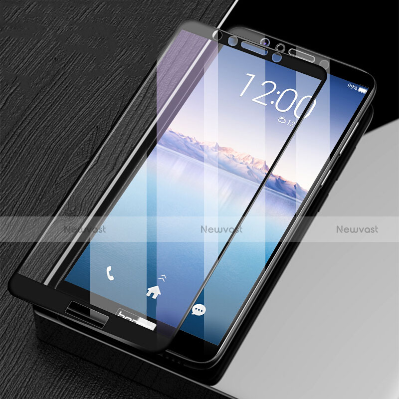 Ultra Clear Full Screen Protector Tempered Glass F02 for Huawei Y7 (2018) Black