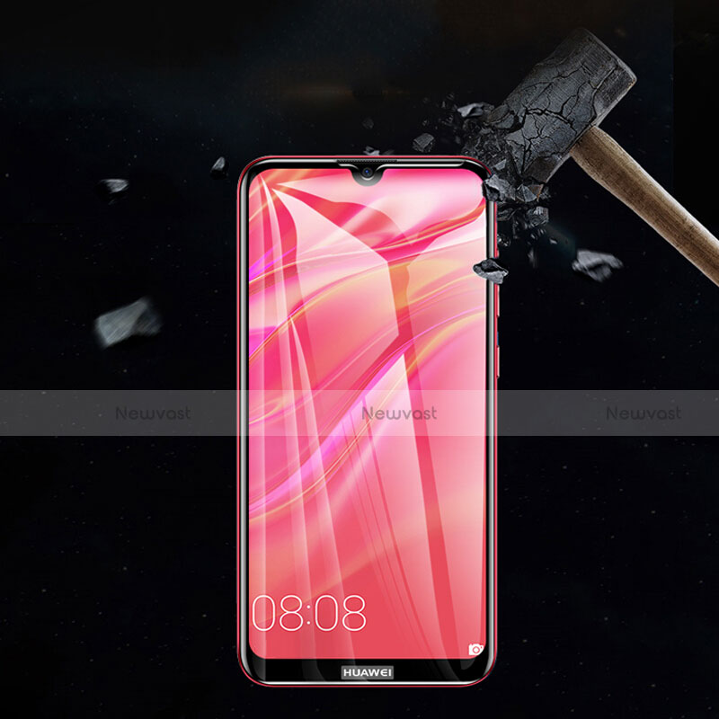 Ultra Clear Full Screen Protector Tempered Glass F02 for Huawei Y7 Pro (2019) Black