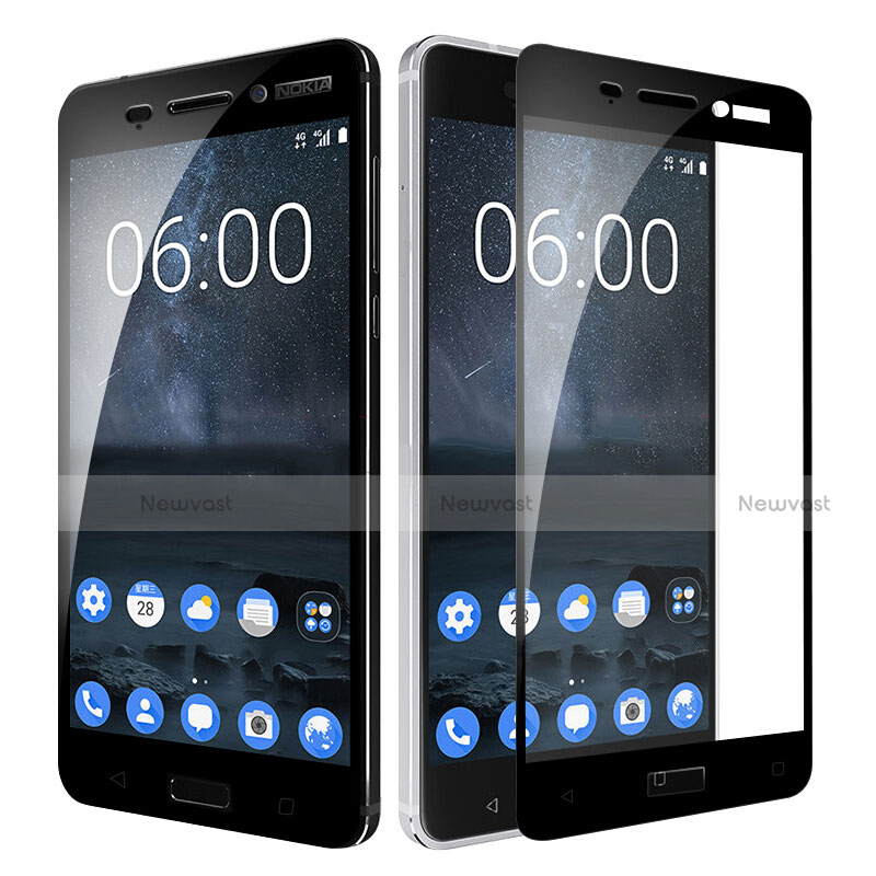 Ultra Clear Full Screen Protector Tempered Glass F02 for Nokia 6 Black