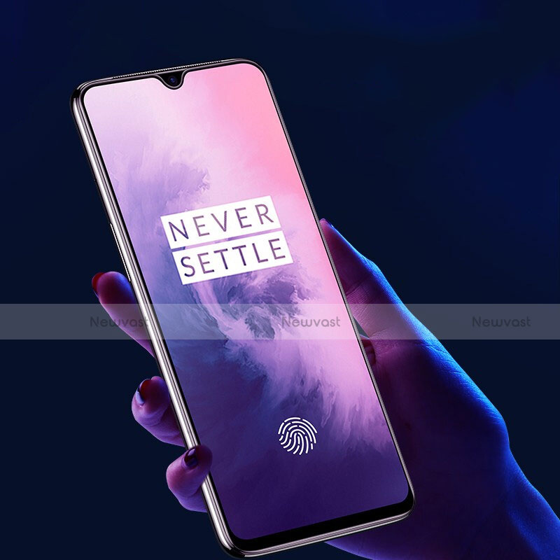 Ultra Clear Full Screen Protector Tempered Glass F02 for OnePlus 7 Black