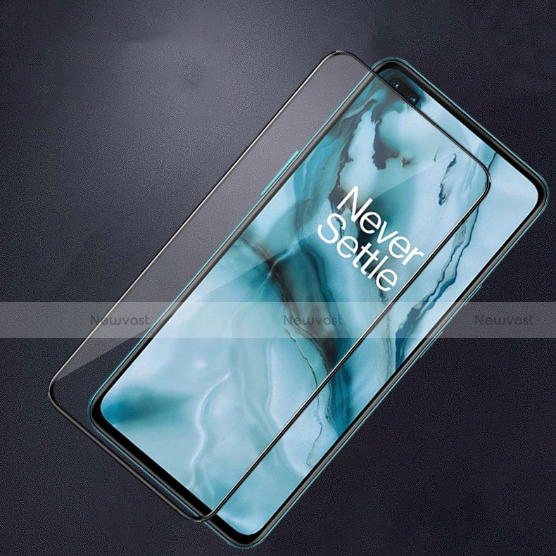 Ultra Clear Full Screen Protector Tempered Glass F02 for OnePlus Nord Black