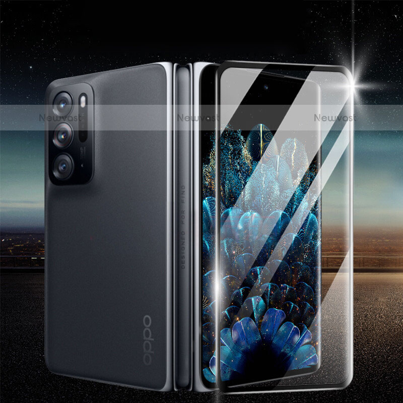 Ultra Clear Full Screen Protector Tempered Glass F02 for Oppo Find N 5G Black