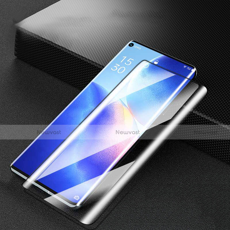 Ultra Clear Full Screen Protector Tempered Glass F02 for Oppo Find X3 Neo 5G Black