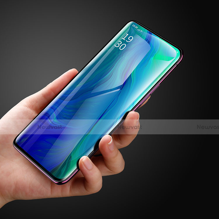 Ultra Clear Full Screen Protector Tempered Glass F02 for Oppo Reno Black