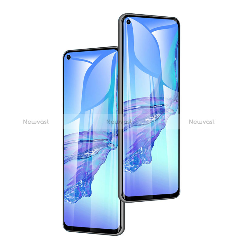 Ultra Clear Full Screen Protector Tempered Glass F02 for Oppo Reno5 F Black