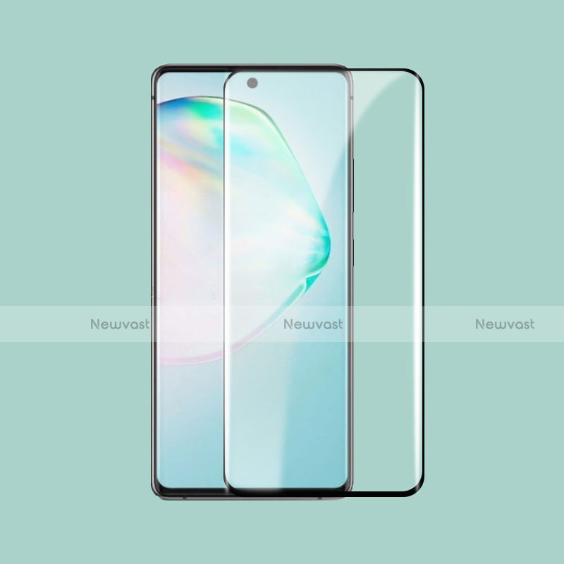 Ultra Clear Full Screen Protector Tempered Glass F02 for Samsung Galaxy A81 Black