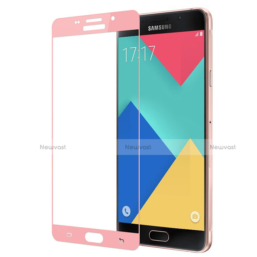 Ultra Clear Full Screen Protector Tempered Glass F02 for Samsung Galaxy A9 (2016) A9000 Rose Gold