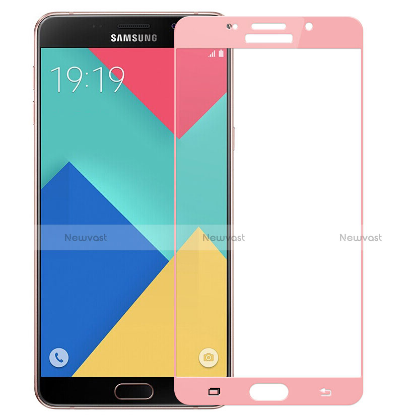 Ultra Clear Full Screen Protector Tempered Glass F02 for Samsung Galaxy A9 (2016) A9000 Rose Gold