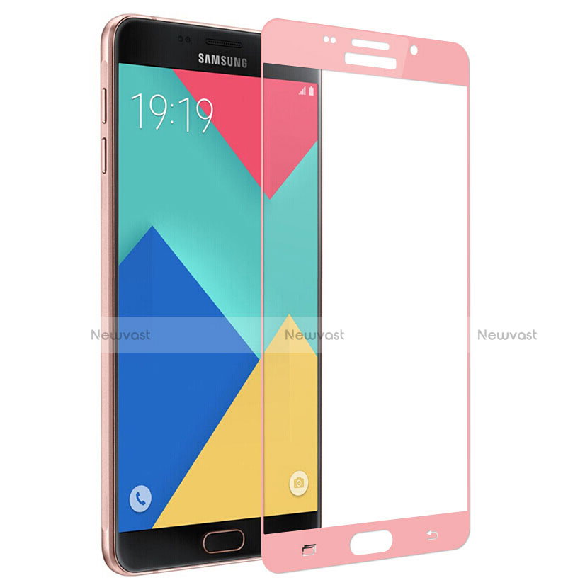 Ultra Clear Full Screen Protector Tempered Glass F02 for Samsung Galaxy A9 (2016) A9000 Rose Gold