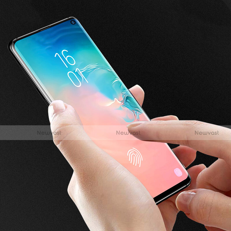 Ultra Clear Full Screen Protector Tempered Glass F02 for Samsung Galaxy S10 5G Black