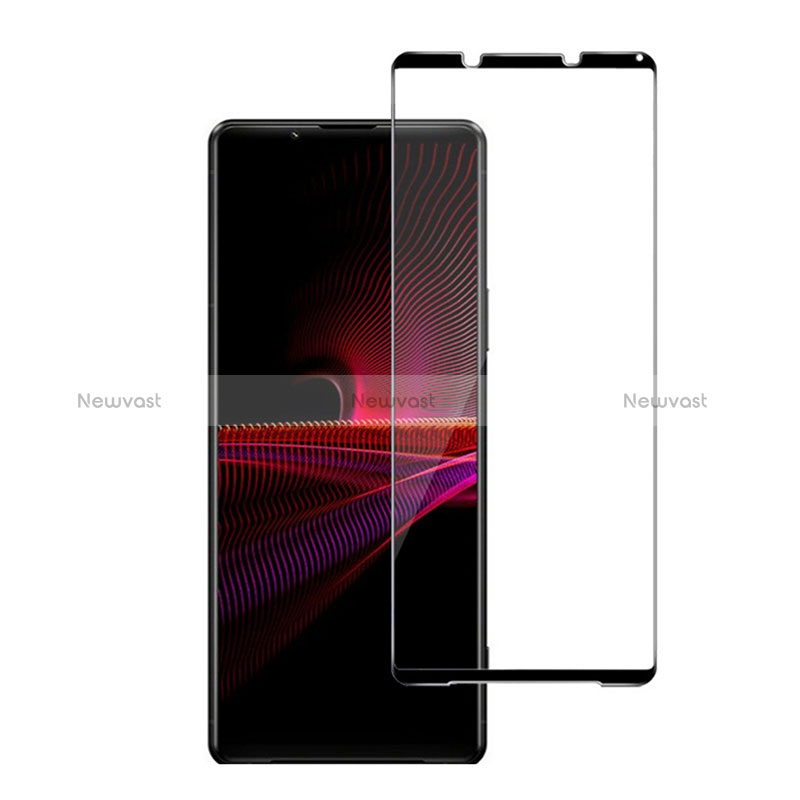 Ultra Clear Full Screen Protector Tempered Glass F02 for Sony Xperia 1 IV Black