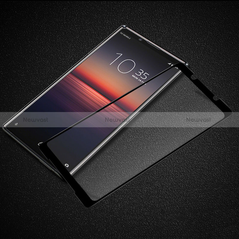 Ultra Clear Full Screen Protector Tempered Glass F02 for Sony Xperia 1 IV Black