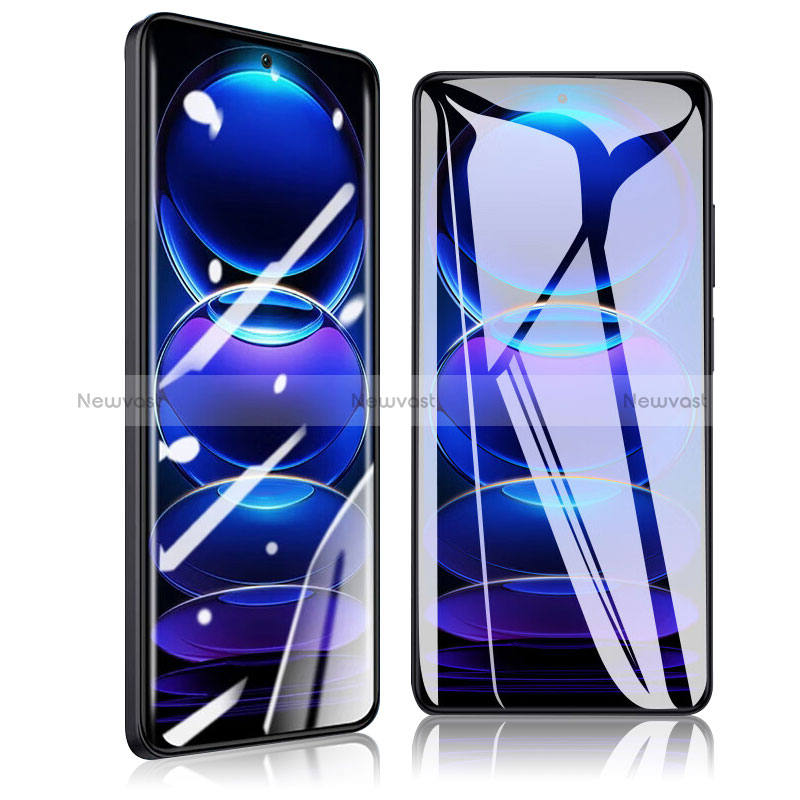 Ultra Clear Full Screen Protector Tempered Glass F02 for Xiaomi Redmi Note 12 Pro Speed 5G Black