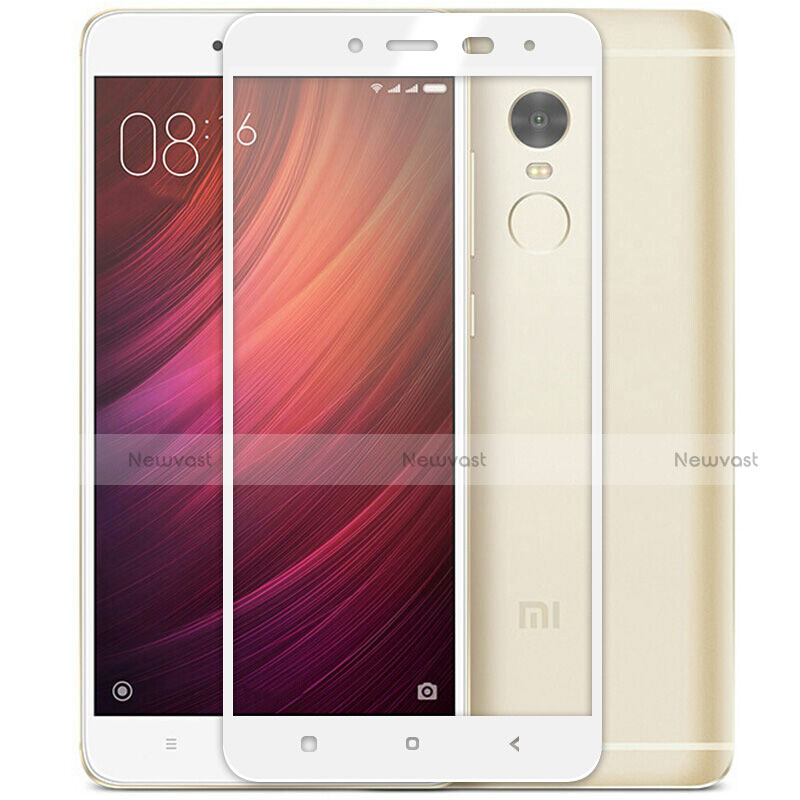 Ultra Clear Full Screen Protector Tempered Glass F02 for Xiaomi Redmi Note 4 White