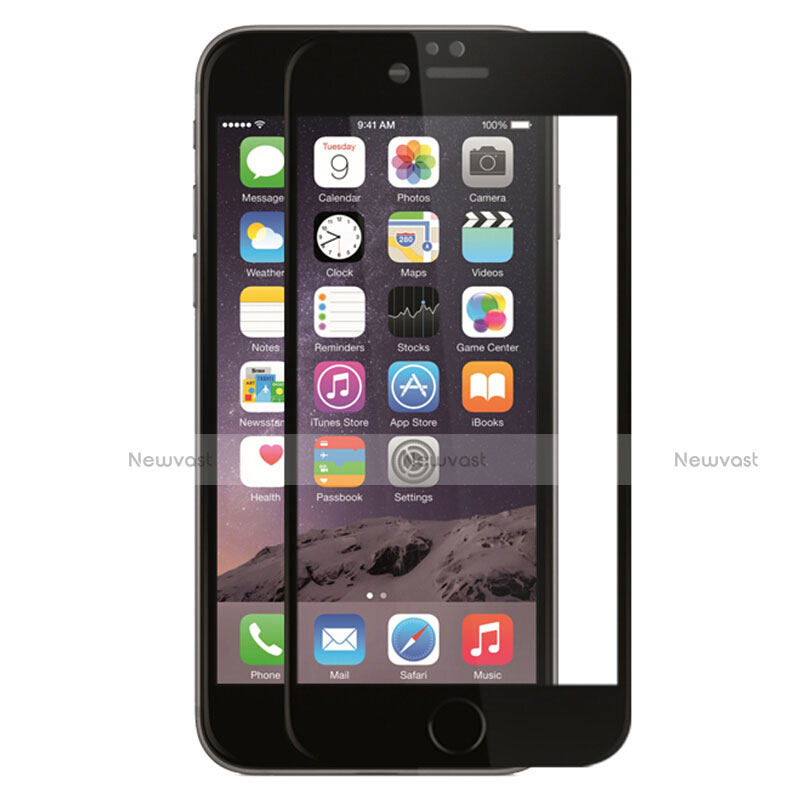 Ultra Clear Full Screen Protector Tempered Glass F03 for Apple iPhone 6 Plus Black