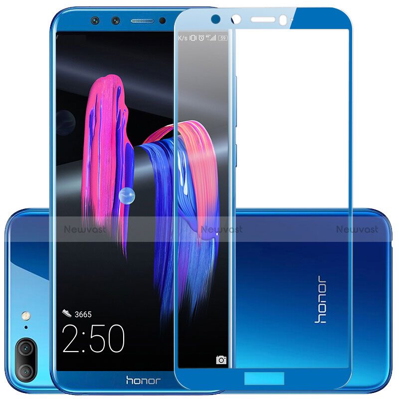 Ultra Clear Full Screen Protector Tempered Glass F03 for Huawei Honor 9 Lite Blue