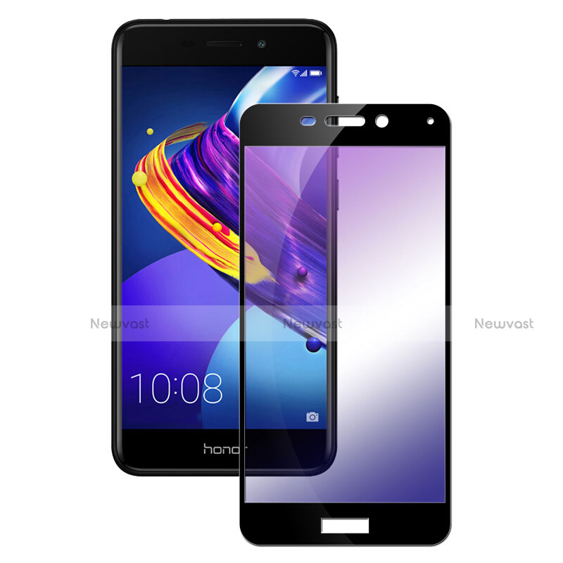 Ultra Clear Full Screen Protector Tempered Glass F03 for Huawei Honor V9 Play Black