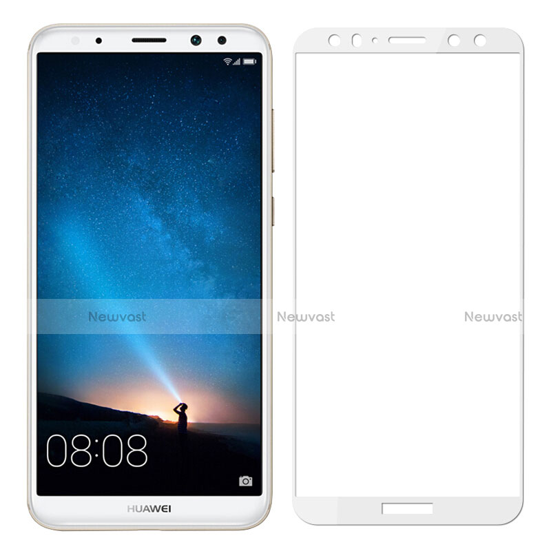 Ultra Clear Full Screen Protector Tempered Glass F03 for Huawei Maimang 6 White